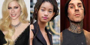 Willow Smith, Avril Lavigne, Travis Barker. Foto: Divulgação/Internet