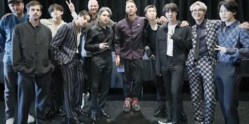 BTS e Coldplay. Foto Divulgação/Internet