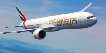 Avião Emirates. Foto: Divulgação/Internet