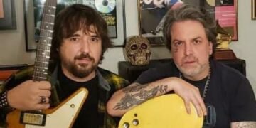 Marcão Britto e Thiago Castanho. Ex - Guitarristas do Charlie Brown Jr. Foto: Divulgação/Instagram