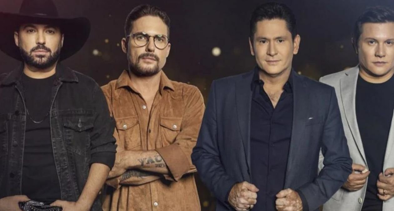 Edson e Hudson e Gian e Giovani em Boate Azul no Tom Brasil