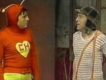 Chaves x Chapolin. Foto: Divulgação / Internet